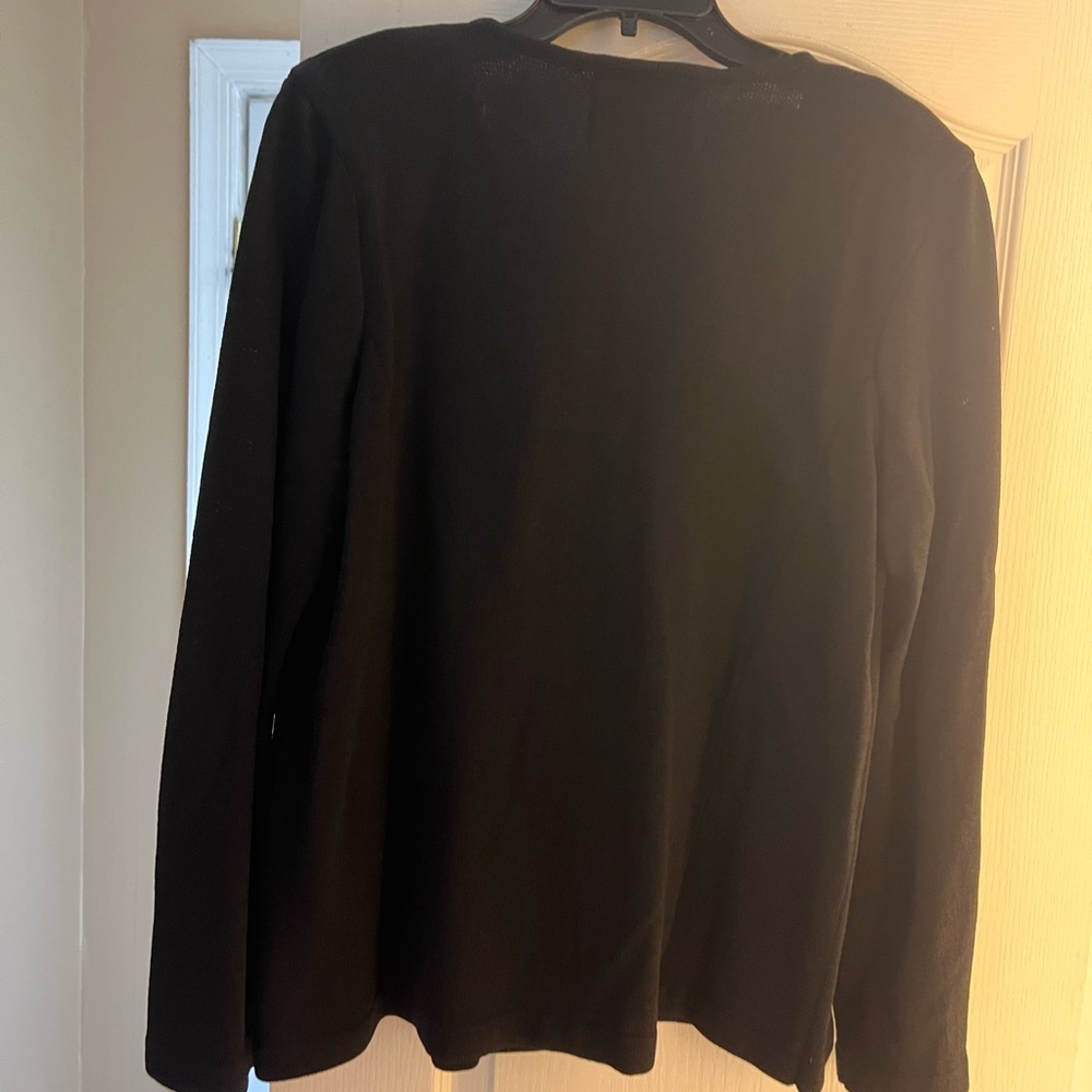 Classic Black Long Sleeve Top